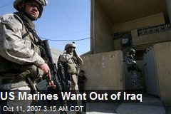 US Marines Want Out of Iraq