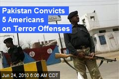 Pakistan Jails 5 Americans for Terror Offenses
