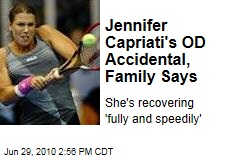 Jennifer Capriati's OD Accidental, Family Says