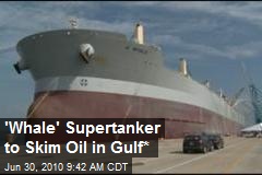 Enormous Supertanker to Skim Oil in Gulf*
