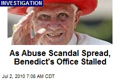 As Abuse Scandal Spread, Benedict's Office Stalled