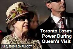 Toronto Loses Power During Queen's Visit
