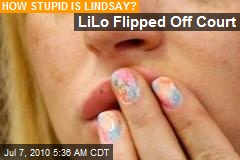 LiLo Flipped Off Court
