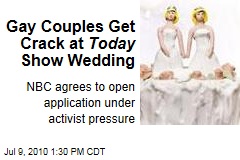Gay Couples Get Crack at Today Show Wedding