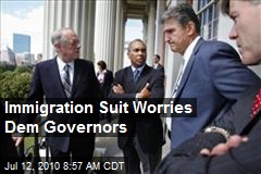 Immigration Suit Worries Dem Governors