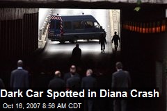 Dark Car Spotted in Diana Crash