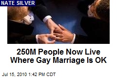 250M People Now Live Where Gay Marriage Is OK