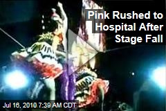 Pink Rushed to Hospital After Stage Fall