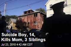 Suicide Boy, 14, Kills Mom, 3 Siblings