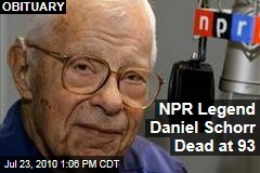 NPR Legend Daniel Schorr Dead at 93