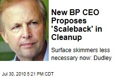 New BP CEO Proposes 'Scaleback' in Cleanup