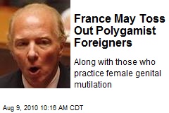 France May Toss Out Polygamist Foreigners