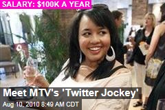 Meet MTV's 'Twitter Jockey'