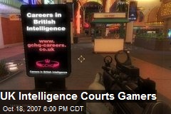 UK Intelligence Courts Gamers