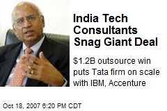 India Tech Consultants Snag Giant Deal