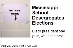 Mississippi School Desegregates Elections