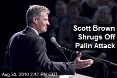 Scott Brown Shrugs Off Palin Attack