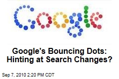 Google's Bouncing Dots: Hinting at Search Changes?