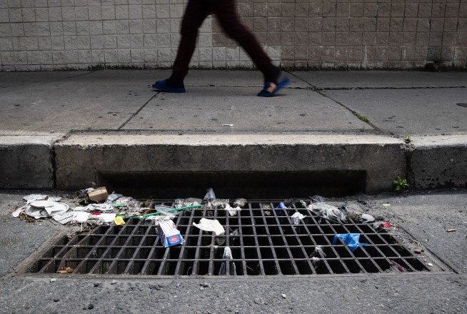 Epidemic of wipes and masks plague sewers, storm drains
