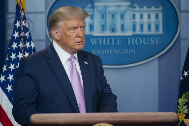 The Latest: Trump 'surprised' Biden picked Harris for VP