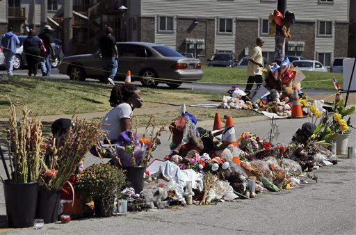 Fire destroys Michael Brown memorial in Ferguson