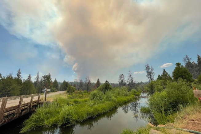 Size of Oregon wildfire underscores vastness of the US West