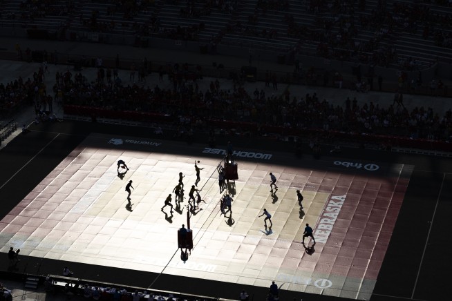 Nebraska volleyball stadium event draws 92,003 to set women's world attendance record