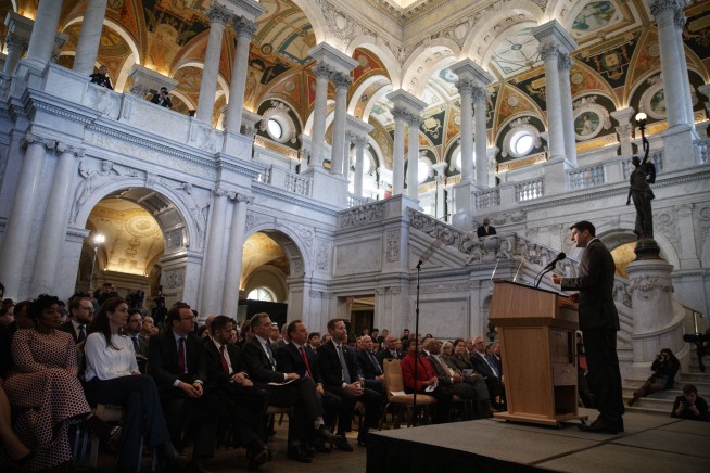 Ryan uses farewell address to assail politics of 'outrage'