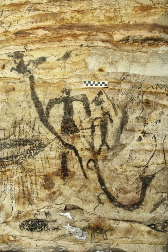 Missouri cave with ancient Native American drawings sold