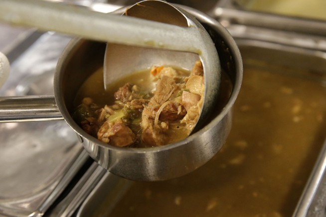 No burgers but plenty of crawfish at this iconic New Orleans music festival