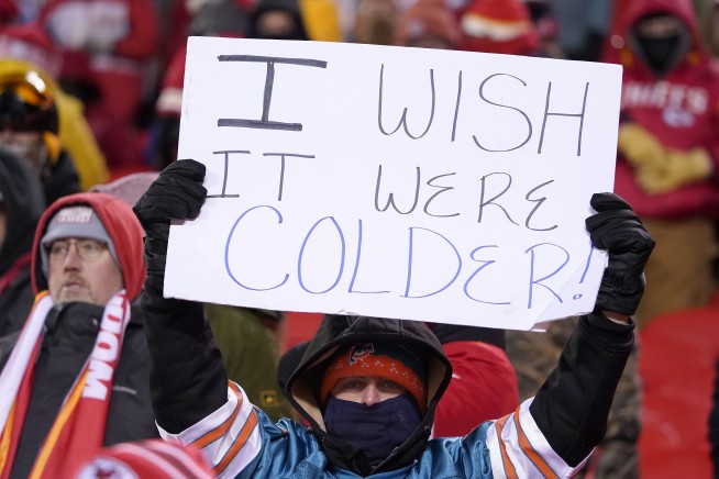 Chiefs and Dolphins play fourth-coldest game in NFL history at minus-4 degrees