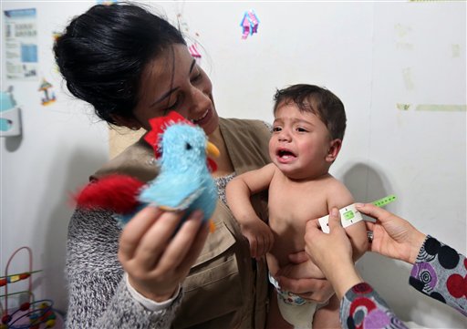 Malnutrition grows among Syrian refugee children