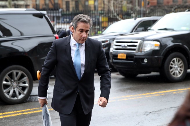 The Latest: Michael Cohen represented Sean Hannity