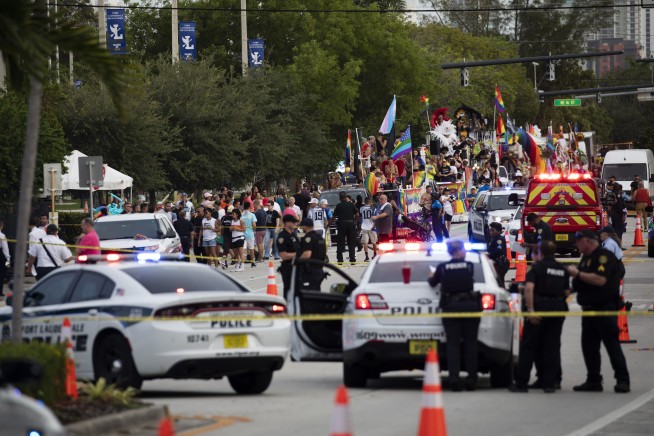 Driver crashes into crowd at Pride parade in Florida; 1 dead