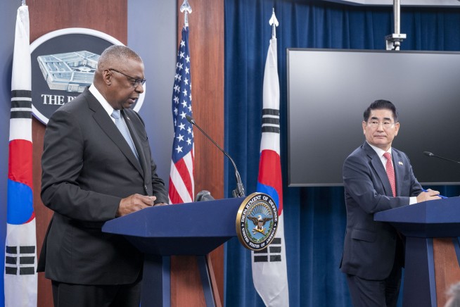 North Korean troops in Russian uniforms are heading toward Ukraine, US says