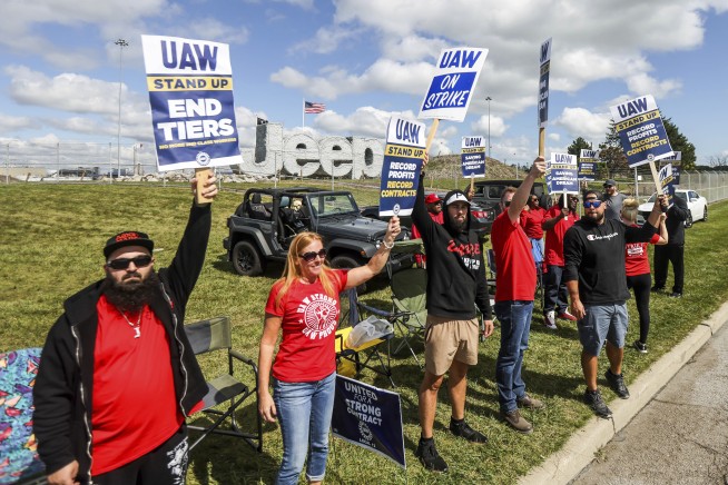 United Auto Workers threaten to expand targeted strike if there is no substantive progress by Friday
