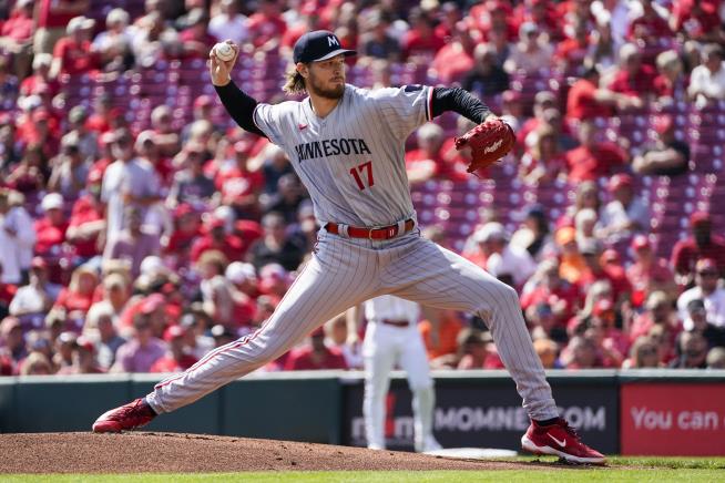 Minnesota Twins pitcher Bailey Ober (17) is photographed at