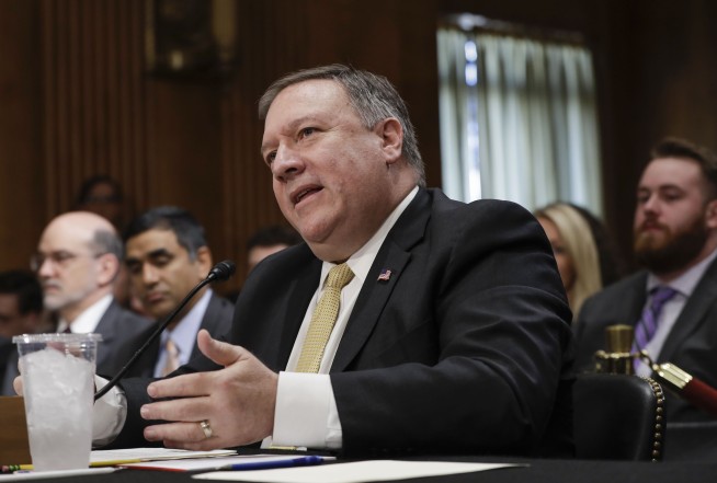 The Latest: Trump's letter to Kim was dictated to Bolton