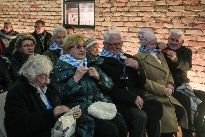 Nazi death camp survivors mark 79th anniversary of Auschwitz liberation on Holocaust Remembrance Day