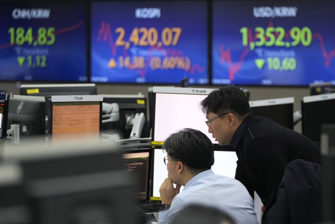Stock market today: Asian shares rise, buoyed by Wall Street rally from bonds and oil prices