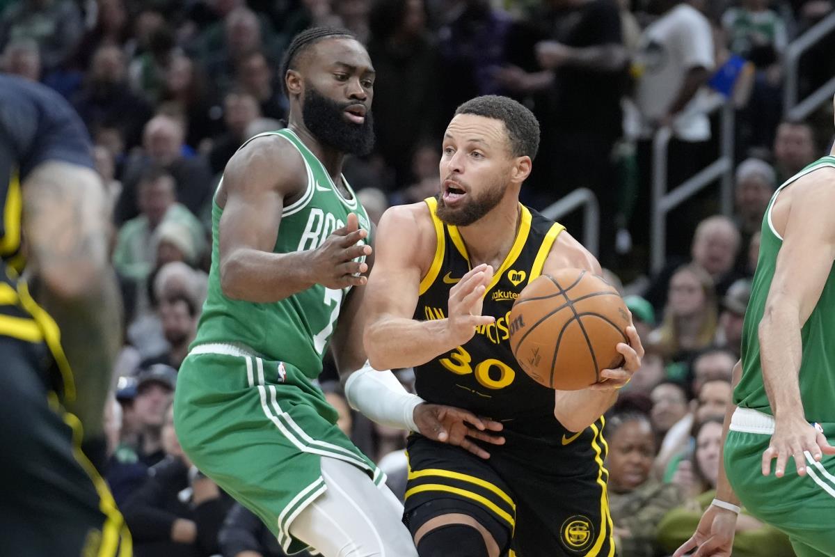 Brown, Tatum lead Celtics to 3rd-biggest win in franchise history, 140-88  over weary Warriors | Newser