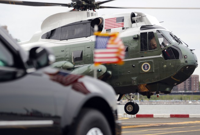 Protesters line up in NYC, hoping for chance to boo Trump