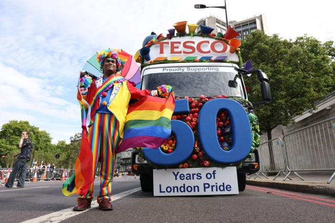 Pride parade returns in London on 50th anniversary