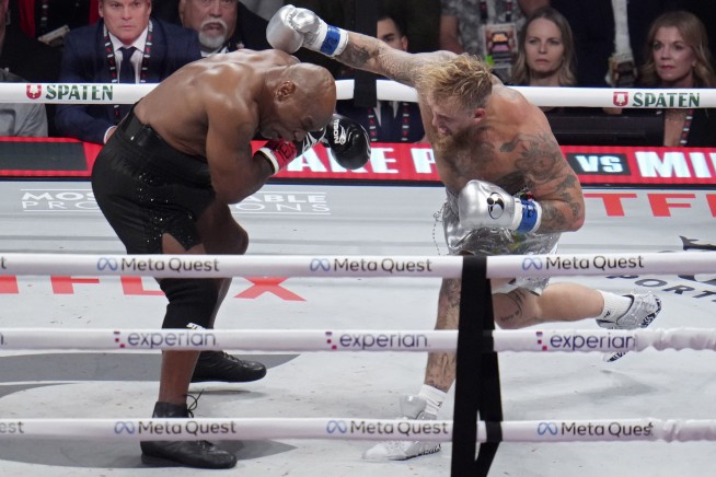 Jake Paul, 27, beats 58-year-old Mike Tyson as the hits don't match the hype