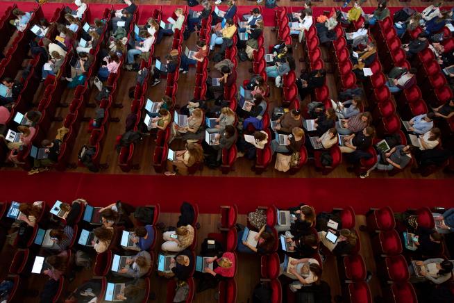 A soothing study session: Students cram in Amsterdam’s Concertgebouw as musicians play
