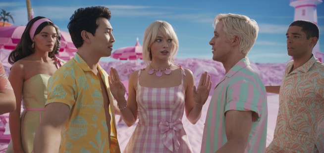 Movie Review: She’s Perfect Barbie. He’s Scene-Stealing Ken. Their life in plastic looks fantastic
