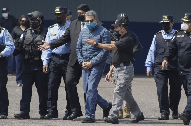 Honduras ex-president Hernández extradited to US