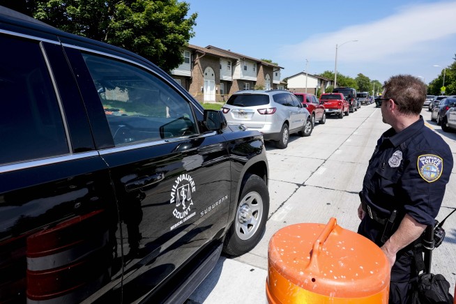 Out-of-state officers shot and killed a man wielding two knives blocks away from the RNC, police say