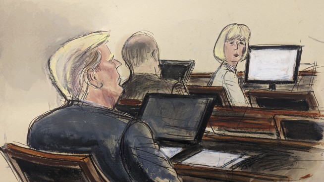 Trump glowers and gestures in court, then leaves to campaign as sex abuse defamation trial opens