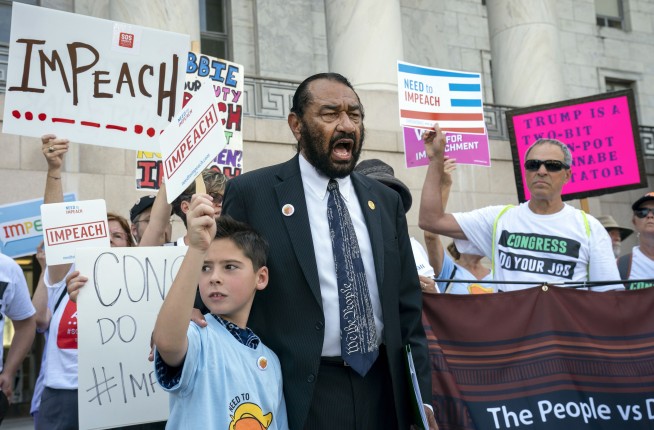 The Latest: Memo shows Trump prodded Ukraine to probe Biden